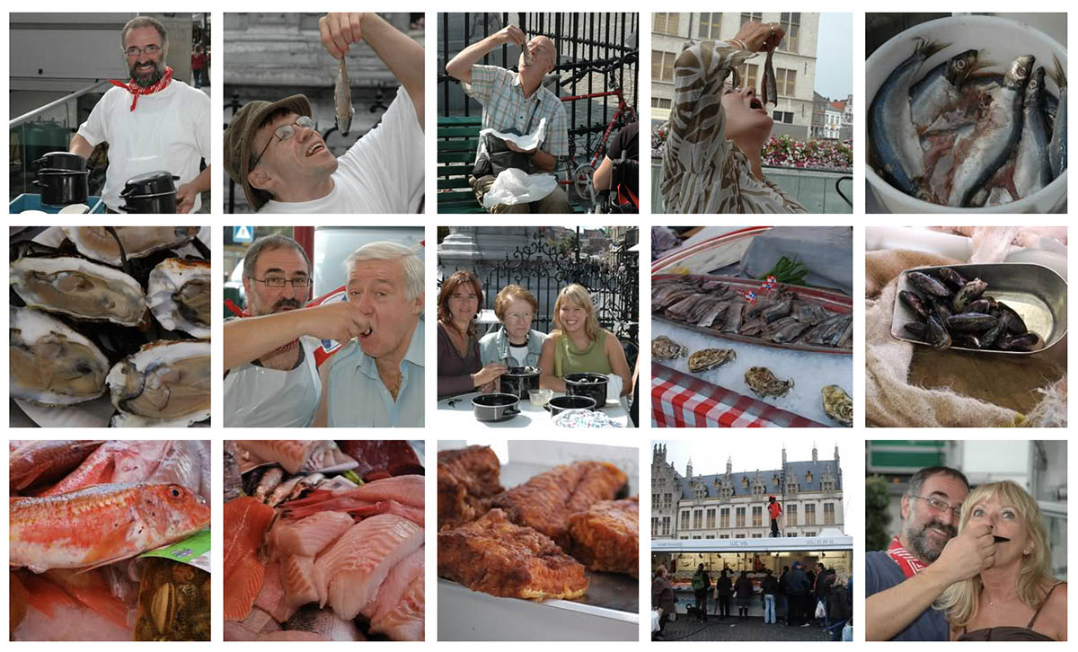 Jaarlijks maatjesfeest Grote Markt Mechelen