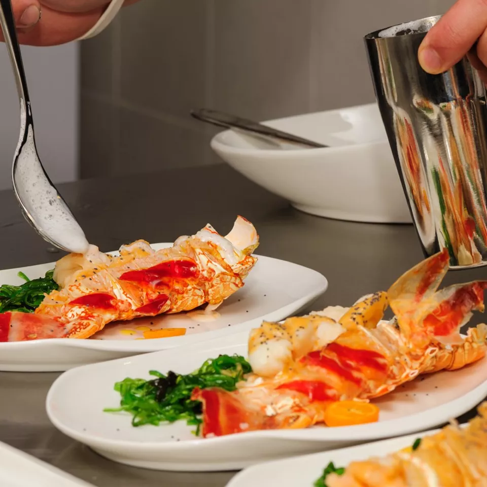 Kreeft à la nage